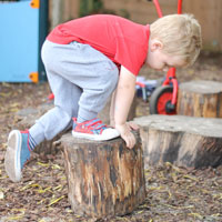 physical development in the garden